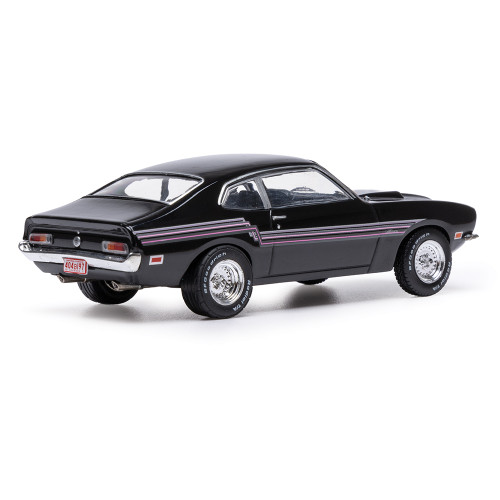 1974 Ford Maverick - Black with stripes 1:43 Scale Alt Image 1