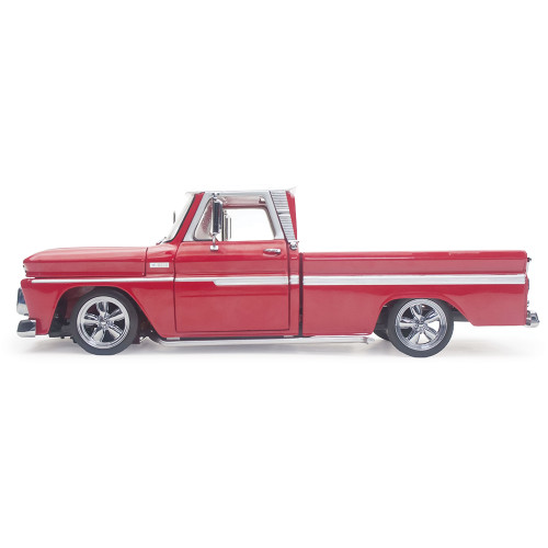 1965 Chevrolet C-10 Styleside Pickup Lowrider - Red 1:18 Scale Alt Image 2