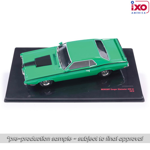 1970 Mercury Cougar Eliminator 428 CJ - Competition Green 1:43 Scale Alt Image 8