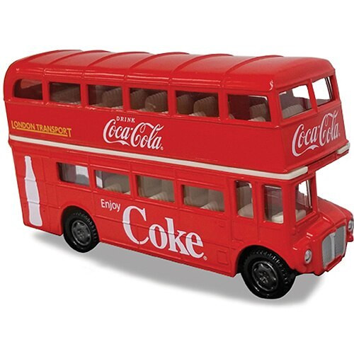 Motor City Classics Coca-Cola Routemaster Double Decker Bus 164 Scale Diecast Model by Motor City Classics 16215NX