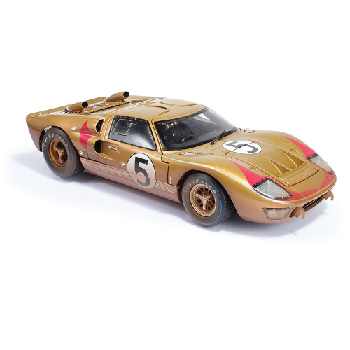 1966 Ford GT40 - LeMans #5 After Race 1:18 Scale Alt Image 3