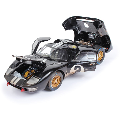 1966 Ford GT40 - LeMans #2 After Race 1:18 Scale Alt Image 1