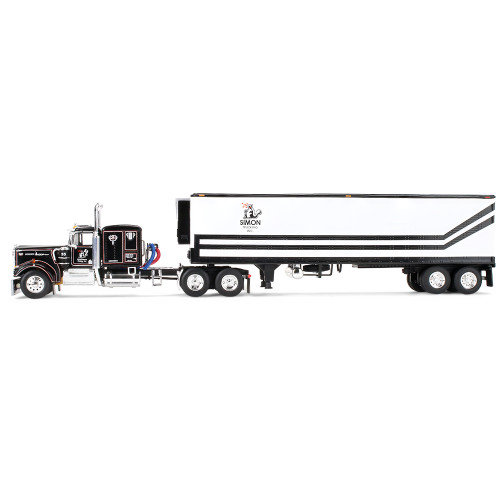 Kenworth W900A with 60" Flat Top Sleeper & 40' Vintage Reefer Trailer - Dick Simon Trucking Alt Image 3