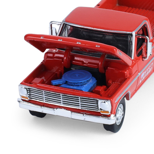 1969 Ford F-250 and 1969 Chevy Z/28 Camaro - Dan Fletcher with Enclosed Hauler Safety Safari 1:64 Scale Alt Image 2