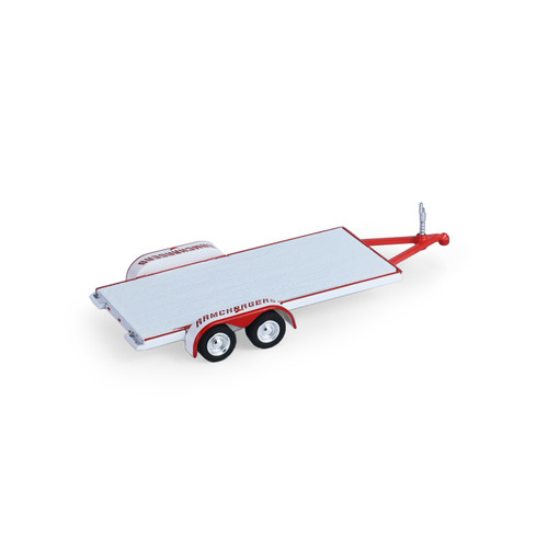 2018 Dodge Durango & 2016 Dodge Challenger SRT Hellcat with Flatbed Trailer 1:64 Scale Alt Image 2