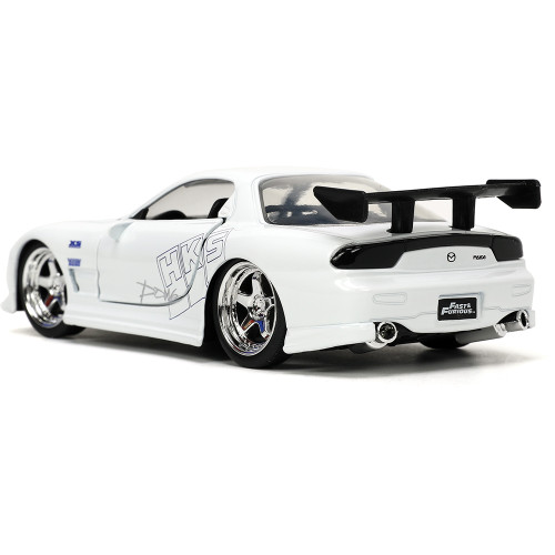 1993 Fast & Furious Mazda RX-7 - White 1:32 Scale Alt Image 4