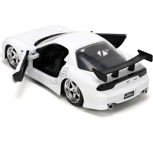 1993 Fast & Furious Mazda RX-7 - White 1:32 Scale Alt Image 5