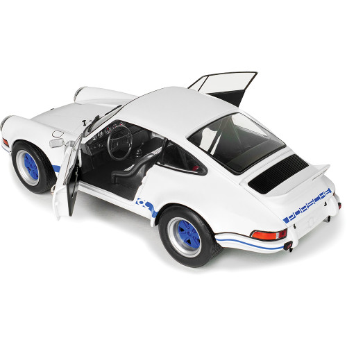 1973 Porsche 911 RSR - White / Blue Carrera Stripes 1:18 Scale Alt Image 3