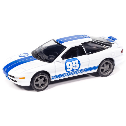 1995 Ford Probe GT & 1984 Ford Mustang SVO Curve Huggers 2Pack A - White & Blue Alt Image 2