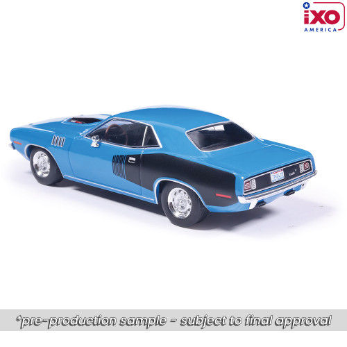 1971 Plymouth Hemi 'Cuda - B5 Blue 1:43 Scale Alt Image 3