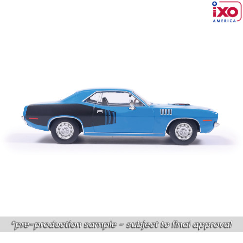 1971 Plymouth Hemi 'Cuda - B5 Blue 1:43 Scale Alt Image 7