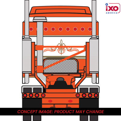 1976 Kenworth K100 Aerodyne - Orange Alt Image 2