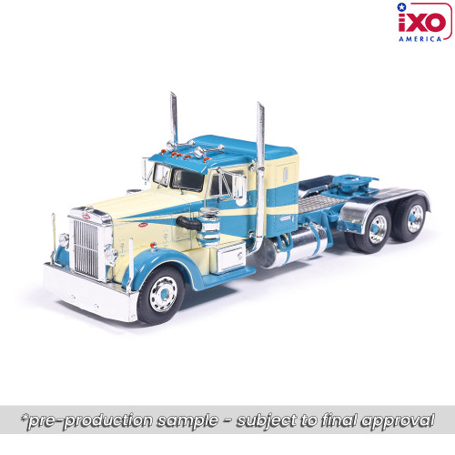 1952 Peterbilt 350 - Blue and Cream 1:64 Scale Main Image