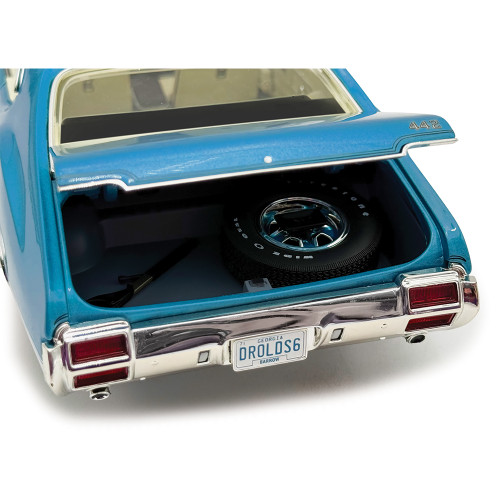 1971 Dr. Olds #6 Oldsmobile 442 W30 - Nordic Blue Alt Image 5