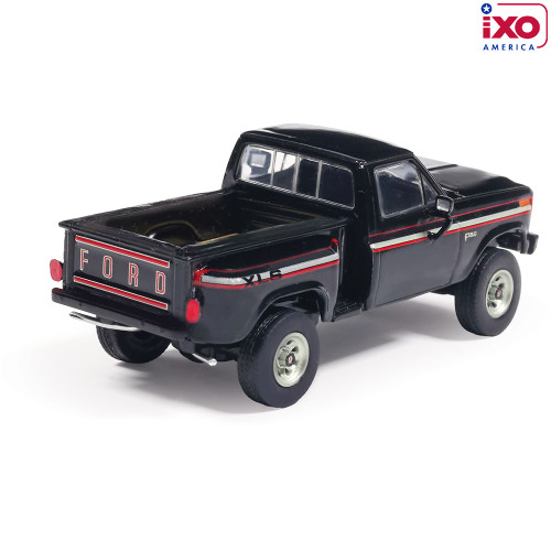 1983 Ford F-150 XLS Flareside 4X4 - Raven Black 1:64 Scale Alt Image 1