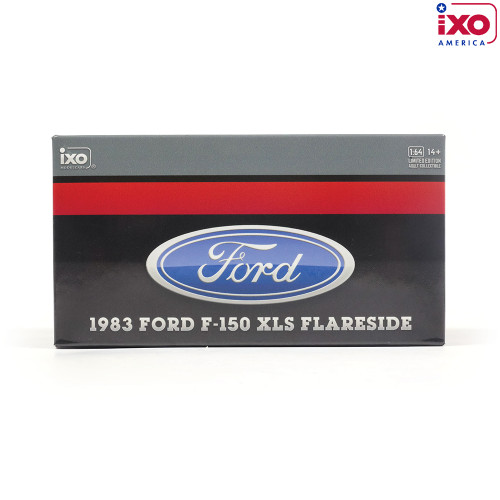 1983 Ford F-150 XLS Flareside 4X4 - Raven Black 1:64 Scale Alt Image 8