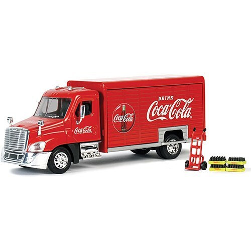 Motor City Classics Coca-Cola Delivery Truck with Hand Truck and Soda Cases 150 Scale Diecast Model by Motor City Classics 19396NX Motor City Classics Coca-Cola Delivery Truck with Hand Truck and Soda Cases 150 Scale Diecast Model by Motor City Classics 19396NX