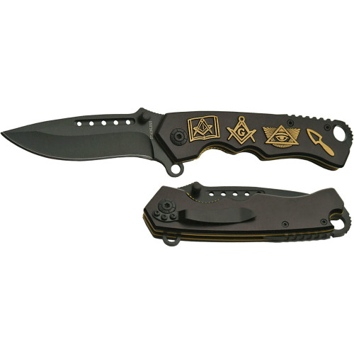 Masonic Folding Knife  Alt Image 1