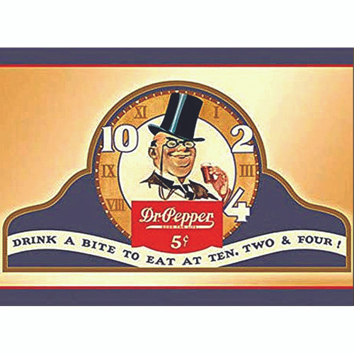 Dr. Pepper Drink a Bite Metal Sign  Main Image