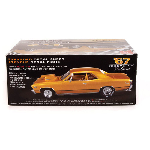 1967 Chevy Chevelle Pro Street 1/25 Kit  AMT Models (AMT876M) 1:25 Scale Alt Image 2