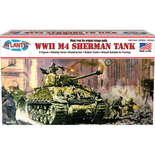 M4 Sherman Tank 1/48 Kit Main Image