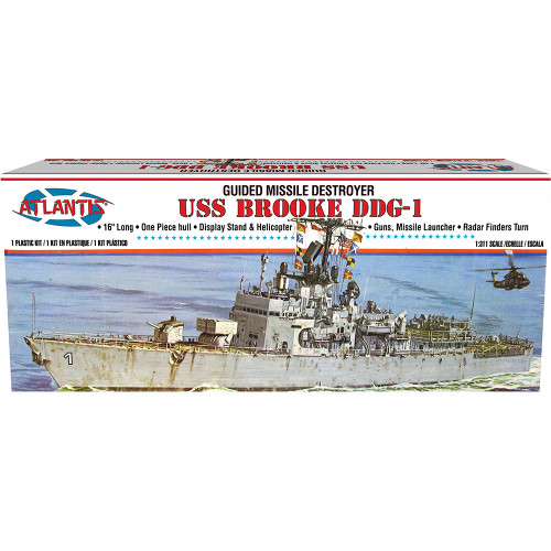 USS Brooke Destroyer (DDG-1) 1/310 Kit Atlantis (M8295) Main Image