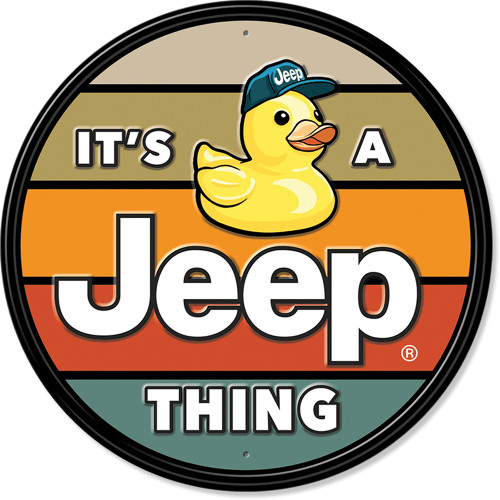 It's a Jeep Thing Metal Sign Desperate Enterprises (2961) Main Image