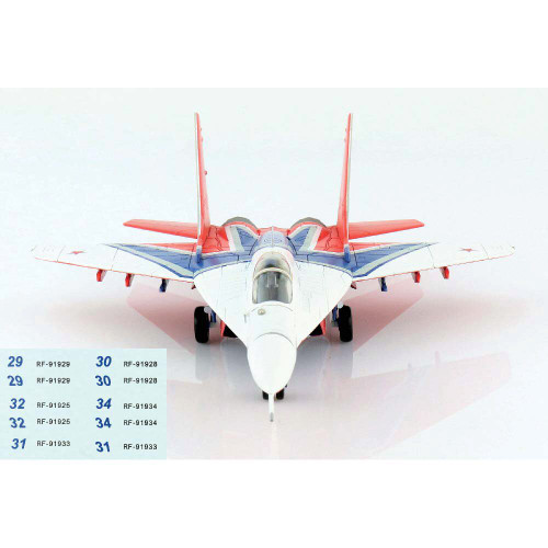 MIG-29 Fulcrum 1/72 Die Cast Model Strizhi Aerobatic Team,  Russian Air Force, 2020 Alt Image 1