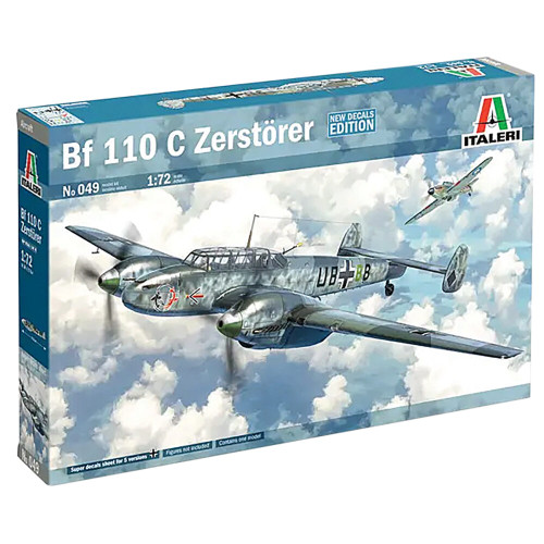 Bf-110C 1/72 Kit Italeri (0049s) 1:72 Scale Main Image