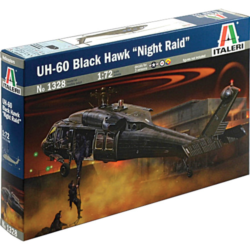 UH-60/MH-60 Night Raid 1/72 Kit Main Image