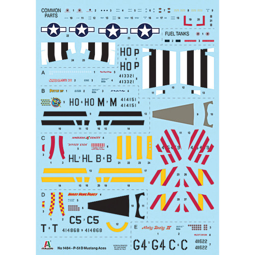 P-51D Mustang 1/72 Kit - Aces Version Alt Image 2