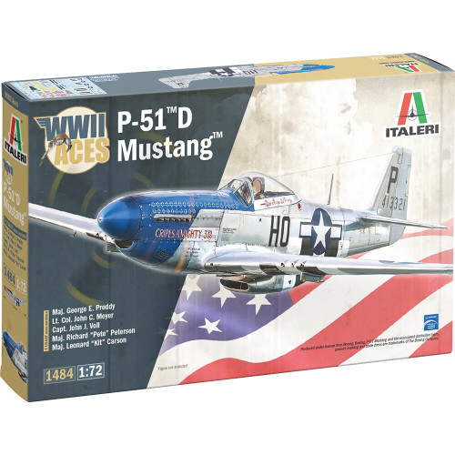 P-51D Mustang 1/72 Kit - Aces Version 1:72 scale Main Image