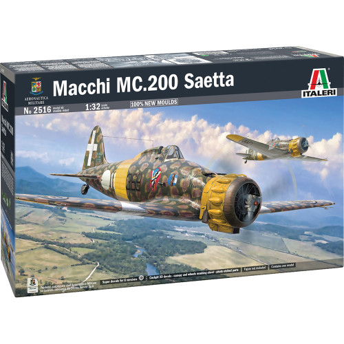 Macchi MC.200 Saetta 1/32 Kit Italeri (2516) 1:32 scale Main Image