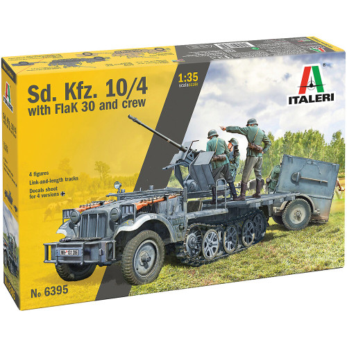 Sd.Kfz 10/4 With Flak 30 1/35 Kit Italeri 6395 1:35 scale Main Image