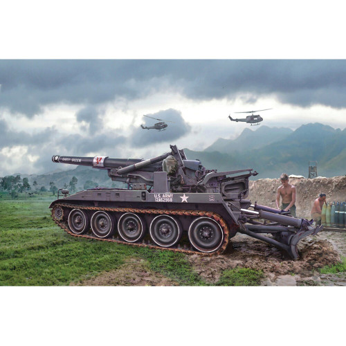 M110A1 Self-Propelled Howizter 1/35 Kit 1:35 Scale Alt Image 1