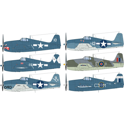 F6F-3/5 Hellcat 1/72 Kit Alt Image 3