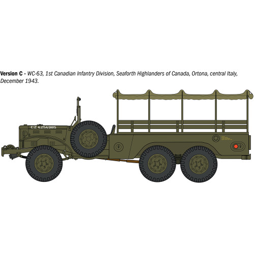 Dodge WC62 1 1/2 t 6x6 Truck 1/35 Kit 1:35 scale Alt Image 5