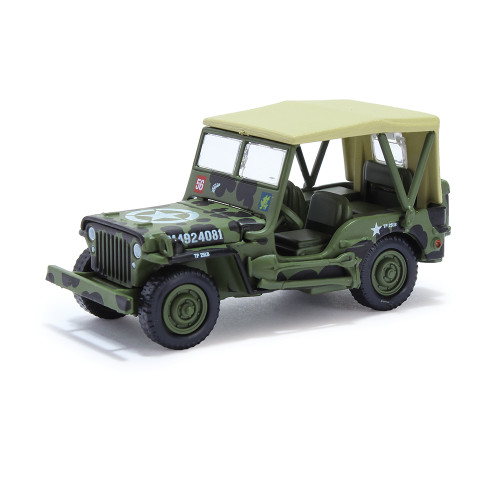 Willy's Jeep 1/64 Diecast Model  M&J Toys (JLCP7064-24) Main Image