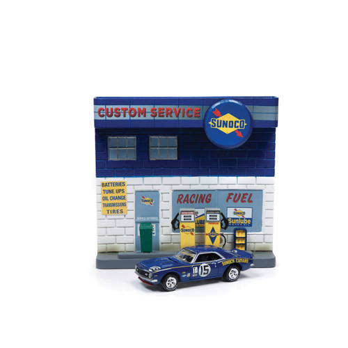 Johnny Lightning 1967 Camaro Sunoco Garage Diorama 164 Scale Diecast Model by Johnny Lightning 19994NX 849398032541 Johnny Lightning 1967 Camaro Sunoco Garage Diorama 164 Scale Diecast Model by Johnny Lightning 19994NX 849398032541