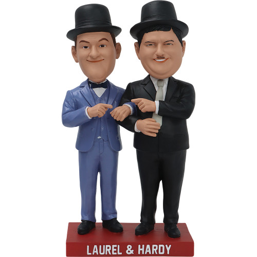 Laurel & Hardy Duo Bobblehead Nat. Bobblehead HOF (794000615042)  Main Image