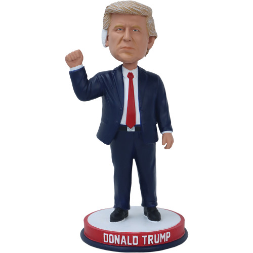 Trump Ear Bandage Bobblehead National Bobblehead HOF (632125670532)  Main Image
