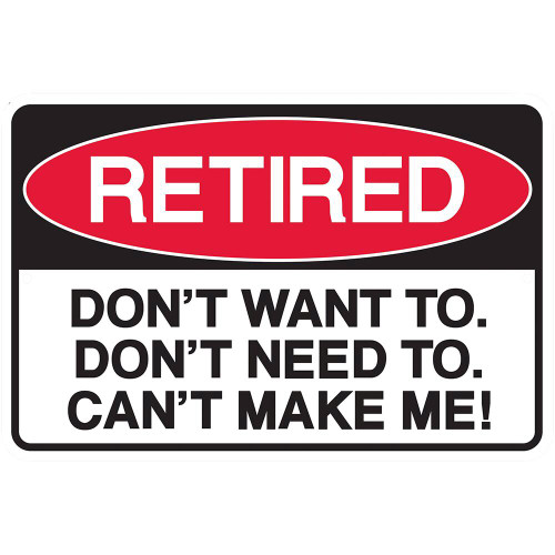 Retired Metal Sign  SMR2 Main Image