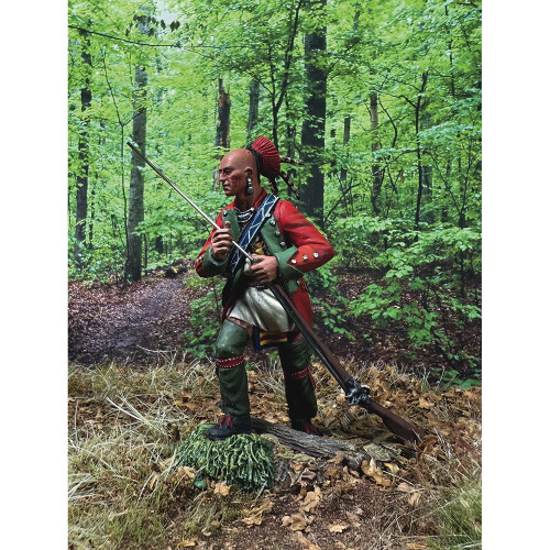 Native Warrior Loading Musket 1/30 Figure WILLIAM BRITAIN (16211) 1:30 scale Alt Image 1