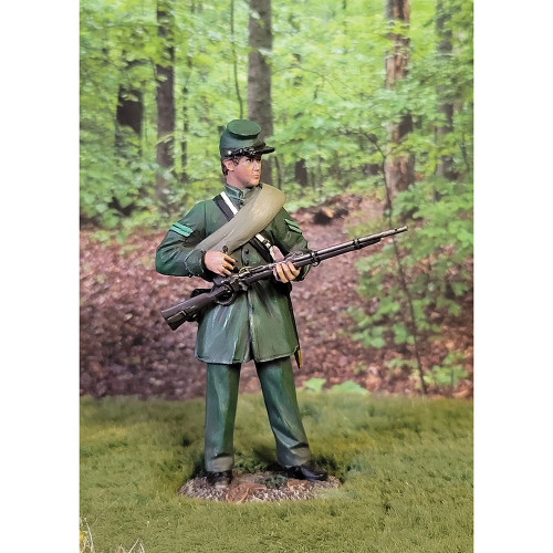 1st U.S. Berdan's Sharpshooter Reaching for Cap 1/30 Figure WILLIAM BRITAIN (31478) 1:30 scale Alt Image 1