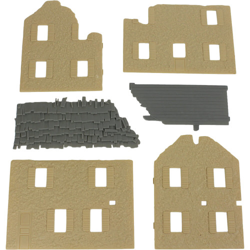 WWII Bombed Farm House Tan BMC (49996) 1:32 Scale Alt Image 5
