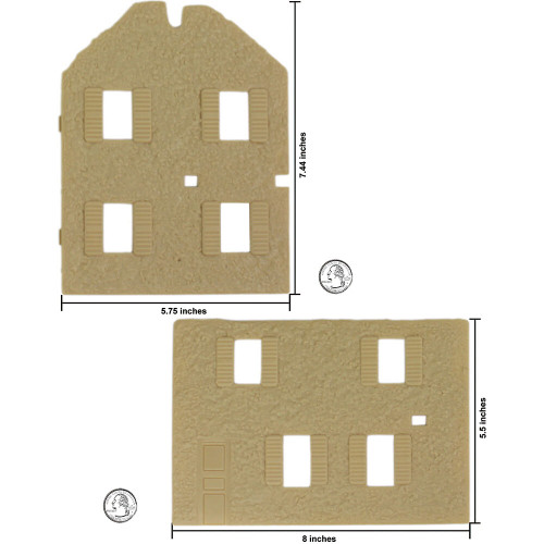 WWII Bombed Farm House Tan BMC (49996) 1:32 Scale Alt Image 6