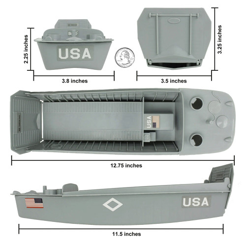 Higgins LCVP 1/32 Plastic Model BMC Toys (49998) 1:32 Scale Alt Image 3