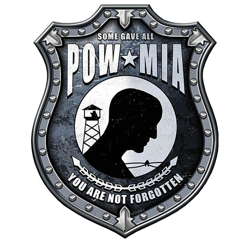 POW MIA Vintage Metal Sign SM440 Main Image
