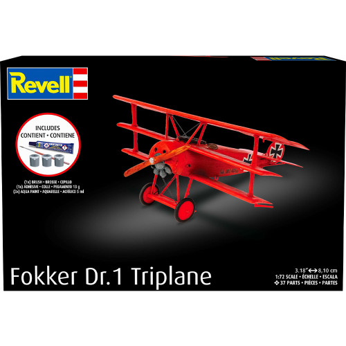 Fokker DR.1 Triplane Complete Model Kit Main Image