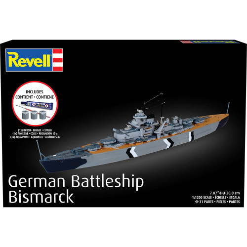 Bismarck Battleship Complete Model Kit Main Image